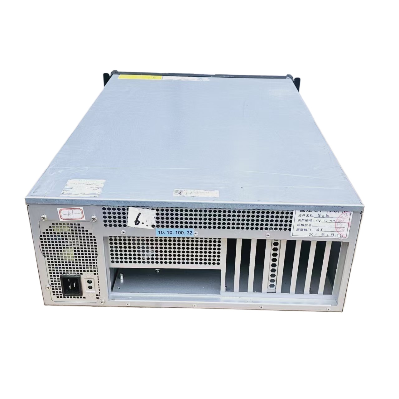 8 Gpu 4U Server Chassis - แชสซีเซิร์ฟเวอร์แร็คอุตสาหกรรม 4U, รองรับเมนบอร์ด EATX, 8 ช่อง