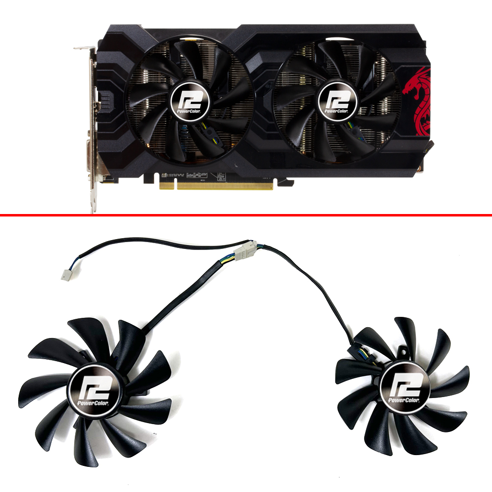 Rx 580 8Gb 2048Sp Gpu - พัดลม GPU RX480 4PIN T129215SU ขนาด85มม.