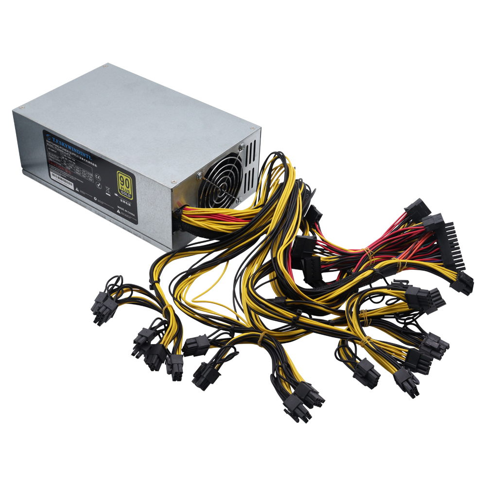 2000W Atx Mining Power Supply - พาวเวอร์ซัพพลาย ATX สำหรับการขุดเหมือง 2000W พร้อมขั้วต่อ PCIE