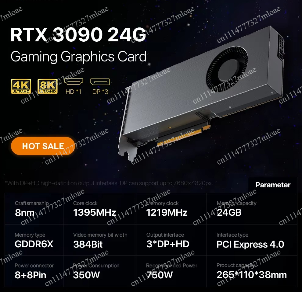 Rtx 3090 24Gb Graphics Card - การ์ดจอ RTX 3090 DDR6X การ์ดจอ Rtx