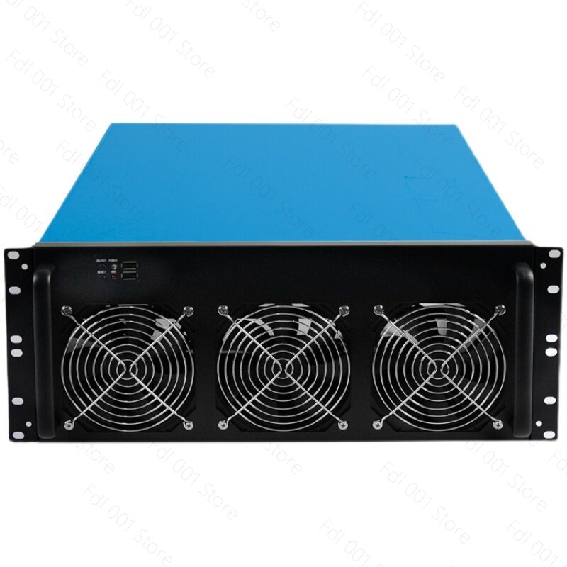 8 Gpu 4U Server Chassis - เคสใส่การ์ดจอ 4U รองรับการ์ดจอ 6/8 ตัว สำหรับห้องคอมพิวเตอร์