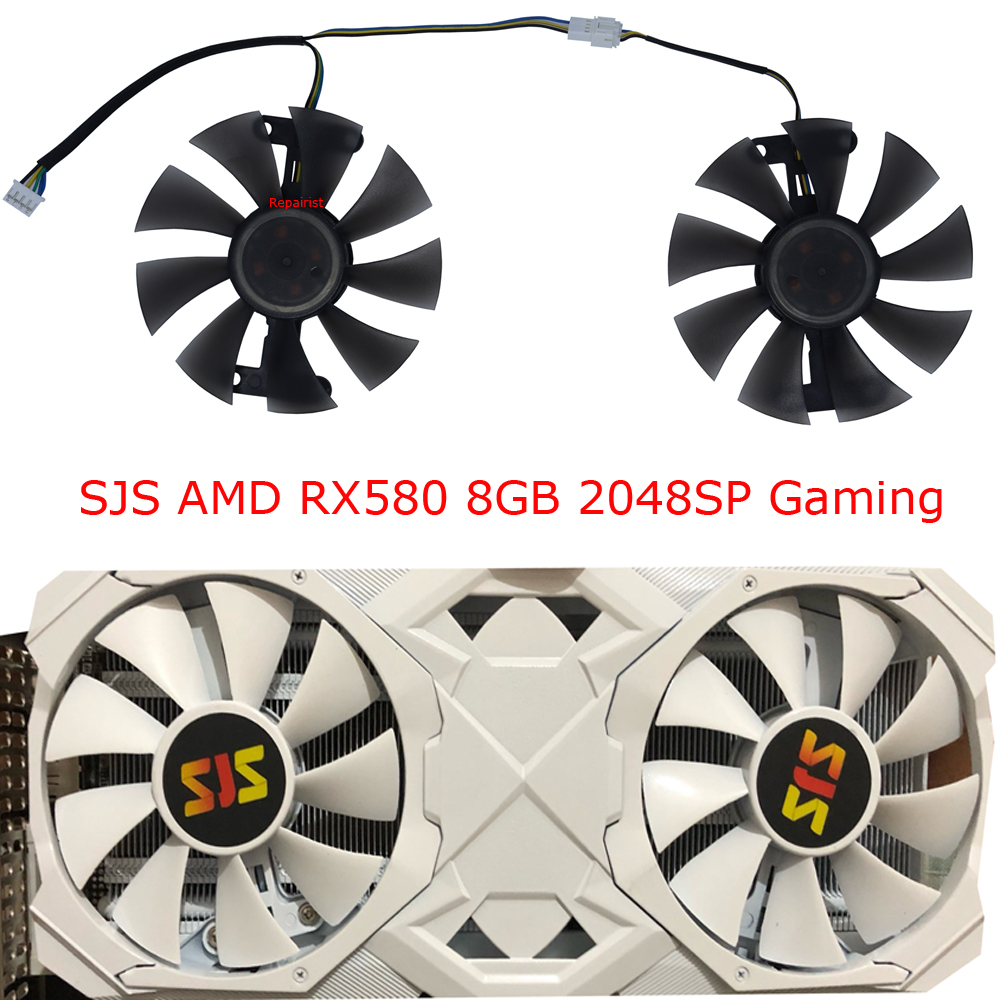 2ชิ้น/เซ็ต, FL8015 12VB, พัดลม - Rx 580 8Gb 2048Sp Gpu บทวิจารณ์และราคา