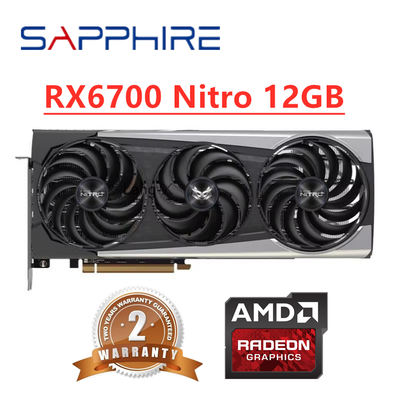 การ์ดจอ GPU Sapphire RX 6700 X - Rx 6700 Xt 12Gb Graphics Card บทวิจารณ์และราคา