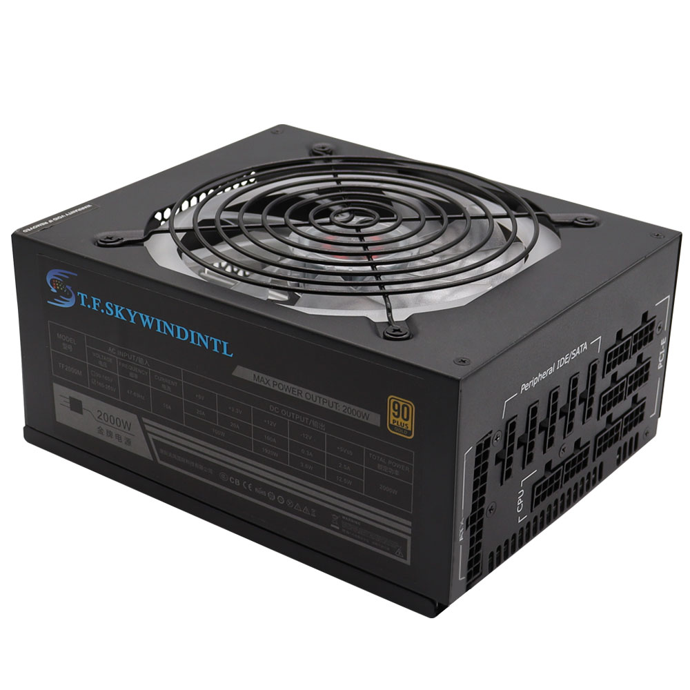 2000W RGB Moduler ATX แหล่งจ่า - 2000W Atx Mining Power Supply บทวิจารณ์และราคา