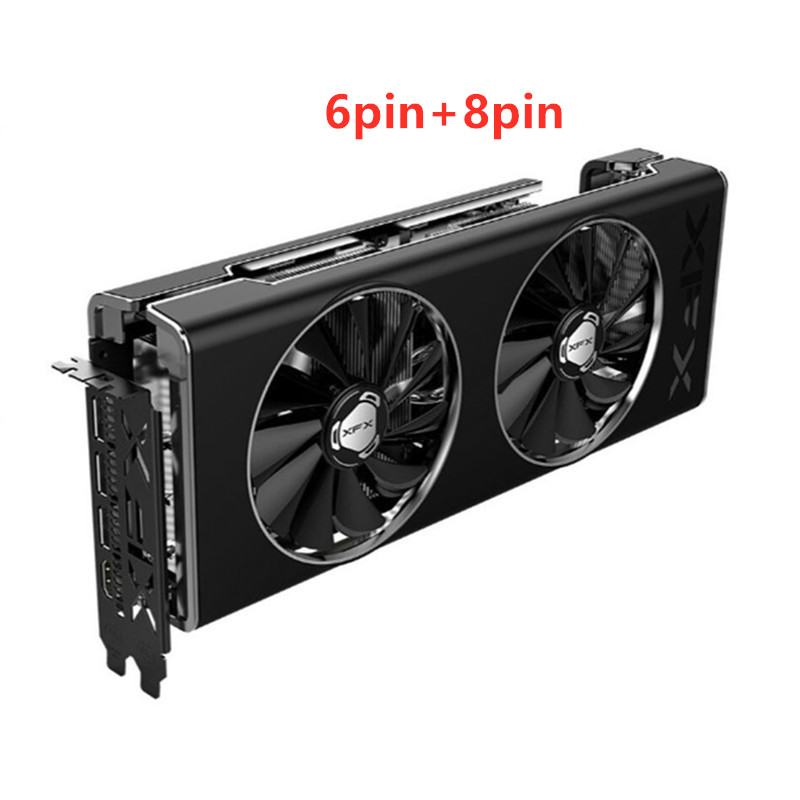 การ์ดจอ XFX RX 5700XT RX5700 X - Rx 5700 Xt 8Gb Video Card บทวิจารณ์และราคา