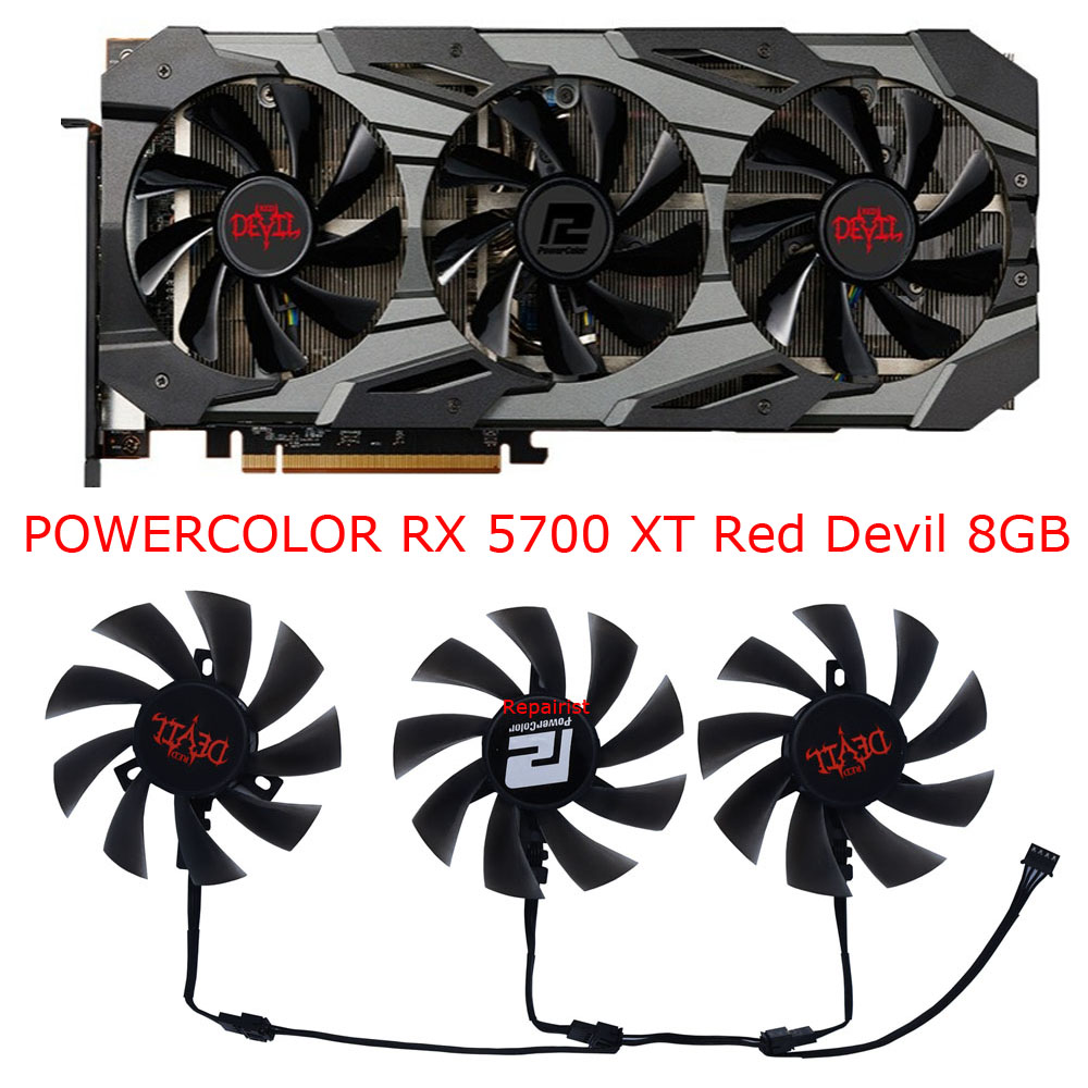 3ชิ้น/เซ็ต,T129215BU,DIY พัดลม - Rx 5700 Xt 8Gb Video Card บทวิจารณ์และราคา