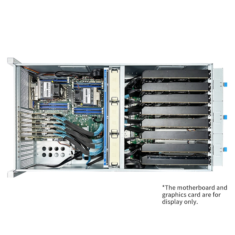 เคสเซิร์ฟเวอร์ยอดนิยม 8GPU 8*4 - 8 Gpu 4U Server Chassis บทวิจารณ์และราคา