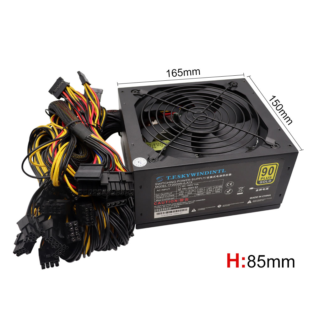 T.F.SKYWINDINL 2000W ATX PC Po - 2000W Atx Mining Power Supply บทวิจารณ์และราคา